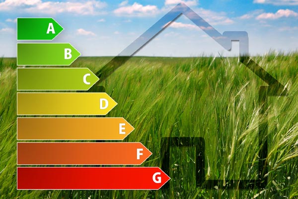 image of energy rating depicting the use of whole house fans