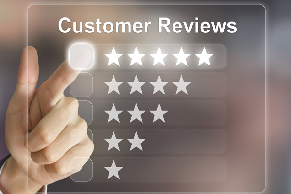 image of customer reviews of insulation company