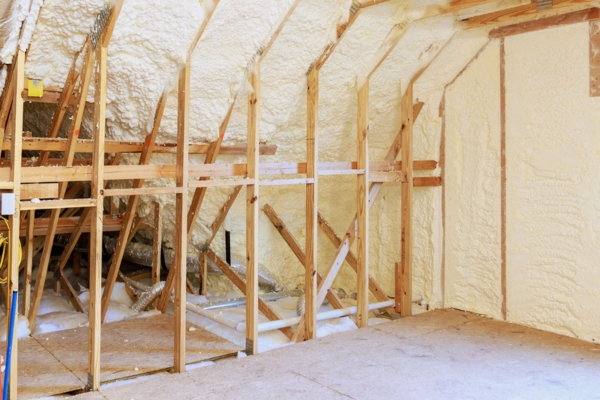 attic insulation for a home