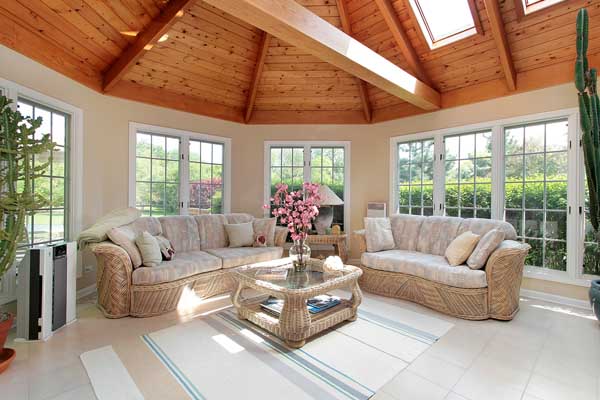 image of a sunroom depicting sunroom insulation options