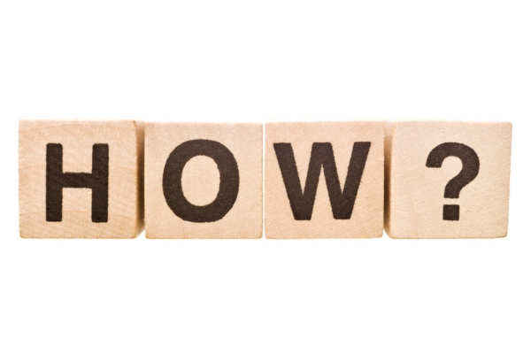 HOW spelled using wooden letter cubes depicting How Thermal Bridging Happens