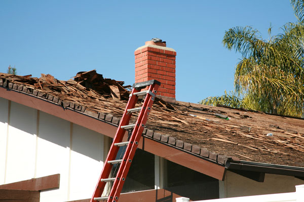 image of a roof replacement depicting roof insulation