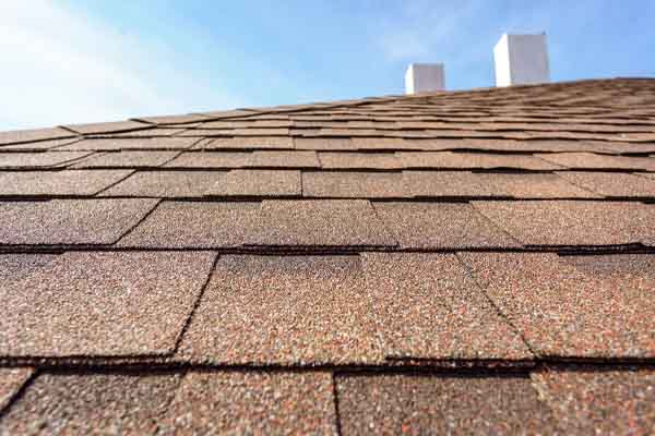 image of roof shingles depicting spray foam and roof shingles