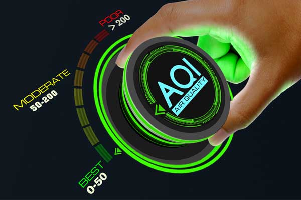 image of air quality index depicting indoor air quality solutions with insulating materials