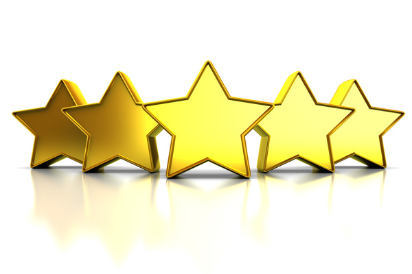 image of 5 stars depicting top-rated insulation company fort collins co