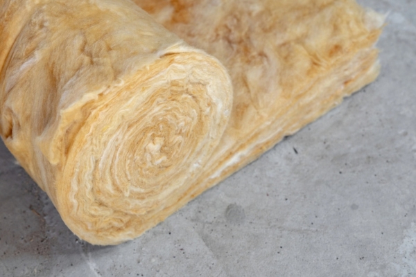roll of mineral wool insulation