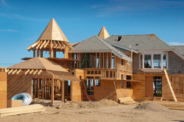 new home addition depicting insulation for home renovation