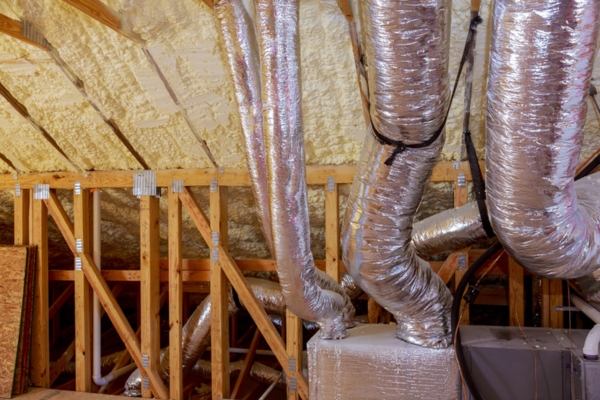 home insulation and HVAC system