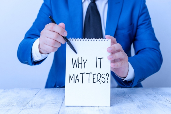 WHY it matters written on a notepad depicting Attic Insulation for Heating Systems