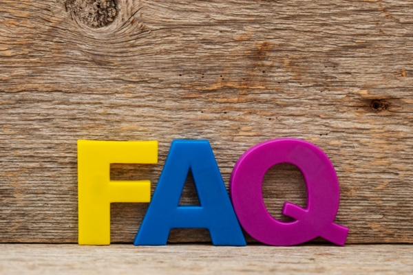 FAQ spelled using colorful plastic magnetic letters depicting Moisture Problems in Insulation questions