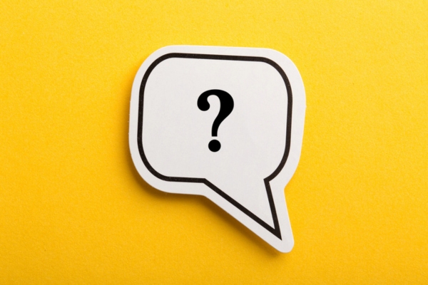 question mark on speech bubble depicting Energy Audit for Insulation FAQs