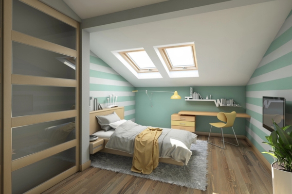 room in the attic of the house depicting Areas Commonly Affected by Insulation Problems